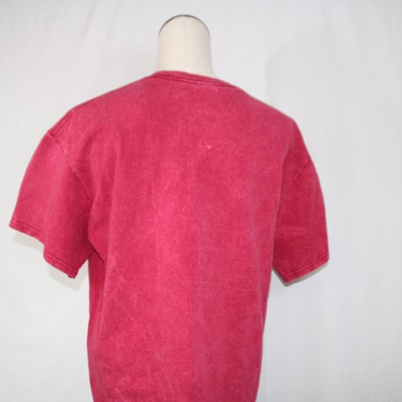 Vintage Y2K Adult Shirt The Mountain Native American Red Tie Dye Distressed Lg - Picture 7 of 8